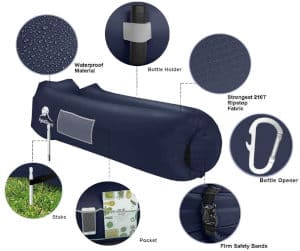AlphaBeing Inflatable Lounger AlphaBeing Inflatable Lounger