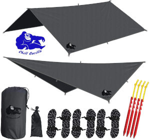 Chill Gorilla Hammock Rain Fly Camping Tarp Chill Gorilla Hammock Rain Fly Camping Tarp