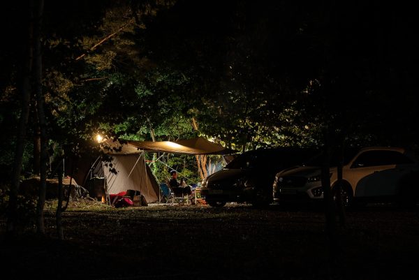 Hammock Tarp as Added Camp Shelter