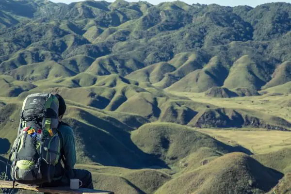 Man Enjoying the View Man Enjoying the View