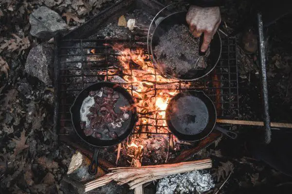 Preparing Camp Food