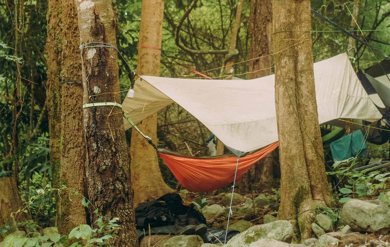 hammock with ridgeline